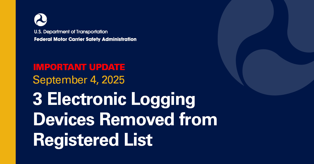 ELD Removed from FMCSA's Registered Devices List